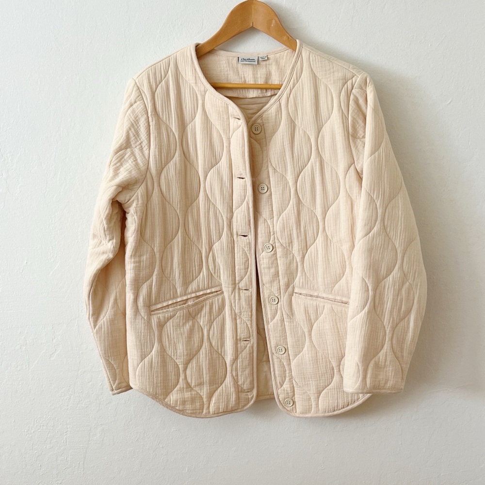 Rhythm quilted cotton jacket, size medium